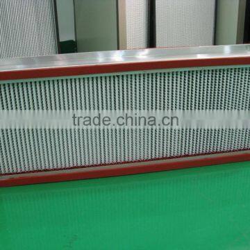 High-temperature Resistance Deep-Pleat Box Type HEPA Air Filter photo-3