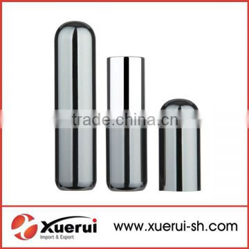 luxury lipstick tube, silver lipstick container, empty lipstick case