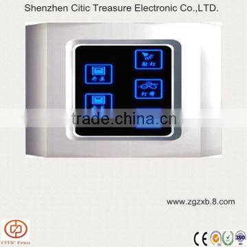 PET/PC/PVC backlight touch switch for hotel
