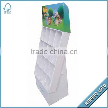 Fancy Cardboard Floor Display Stand for Exhibition