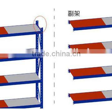 2016 medium loading capacity warehouse steel shelves