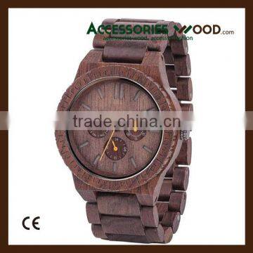 Custom wooden watches with different wood materials for your choosing