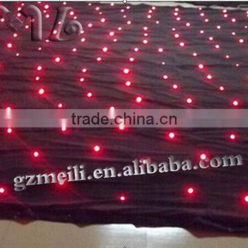 2015 led star curtain/led sky star curtain cloth/led star cloth