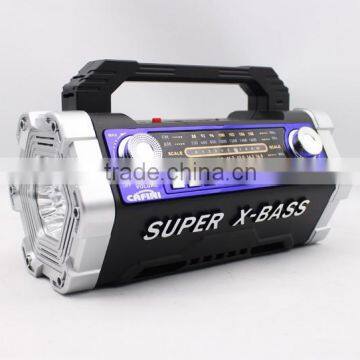 5 Band Receiver Radio for Sale, Flashlight SD Player, Portable FM AM Radio photo-2