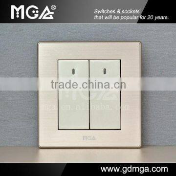 MGA Q77 series luxury electrical wall switch&led light wall switch & wall electric switch