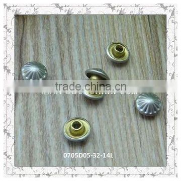 Garment accessories metal rivets for leather bags