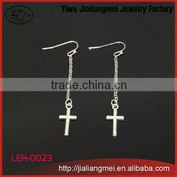 Hot sale fashion earring designs new model j shaped earrings