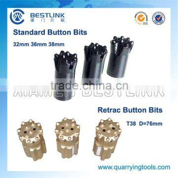 Made in China Quarrying Stone Button Bits