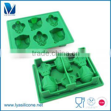 2016 Customized 4 Cups Tray Shot Glass Silicone Mold photo-2