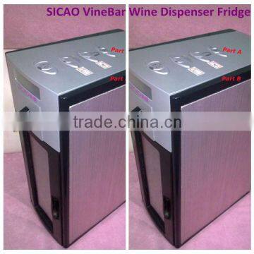 2 Bottles Spout Wine Dispenser ,thermoelectrc Cooling System Wine Dispenser Fridge photo-4