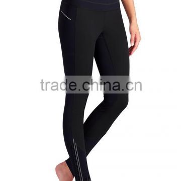 Make of 87% nylon and 13% spandex wicking running pants women