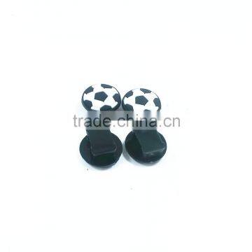 factory supply Wholesale plastic football shape shoe buckles