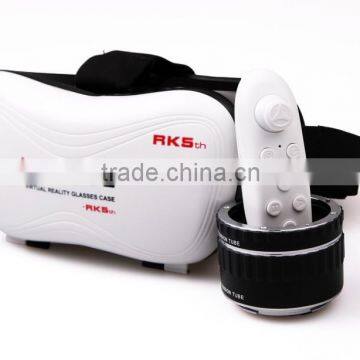 2016 New Arrival VR Box For Android and ios smart phones 3D glasses cardboard VR