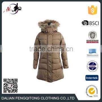 China OEM Service Ultra light Long Goose Down Jackets