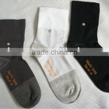 Pure silver fiber diabetic socks