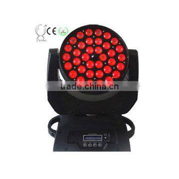 led stage beam light RGBWA/UV 6in1 36*15W LED zoom moving head light