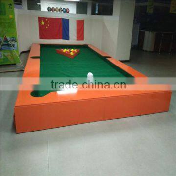 Sports outdoor used orange color snookball game table training equipment