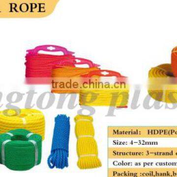 best supplier of polypropylene rope polyethylene rope twisted rope