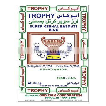 39 Kg Trophy Super Kernal Basmati Rice