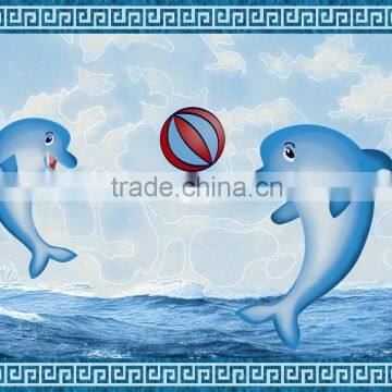 ceramic dolphin picture floor tiles