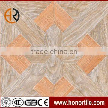 glazed porcelain wood tile for parlour