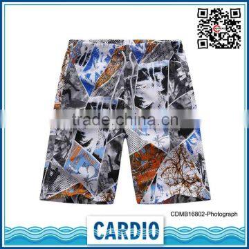 100% polyester microfiber mens beach shorts