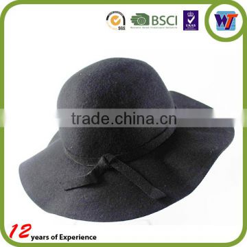 Men's or Ladies Winter Wool With Lining Wide Brim Fedora Hat