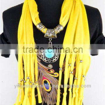 new pendant with beads scarves heart pendant scarf