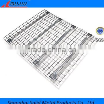 Steel flared wire mesh deck for pallet racking