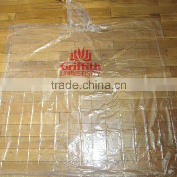 2016 Logo Printed Promotional Transparent PE Raincoat Disposable Plastic Raincoat photo-3