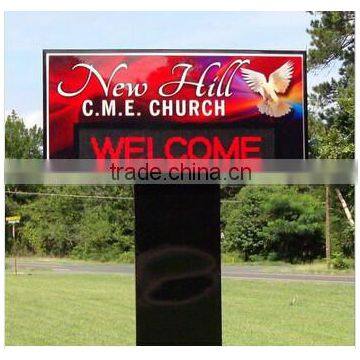 Single Color P12 Outdoor Led Digital Display Signs photo-3