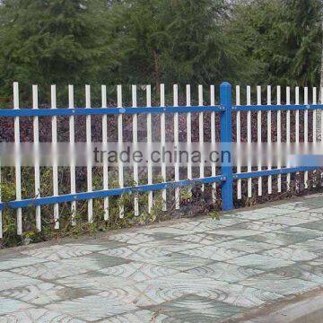 Pvc coated short modern arts and crafts wrought iron fence