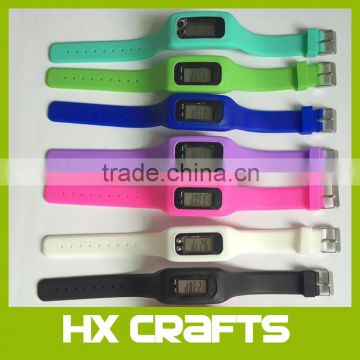 2016 Hot sell silicone strap Calories Pedometer health monitor watch