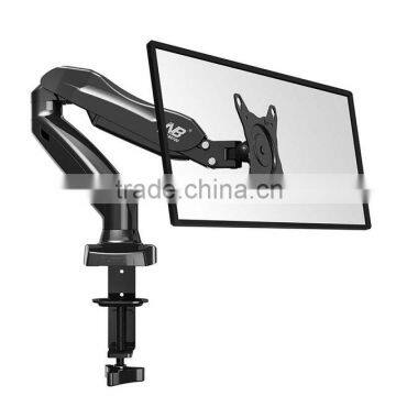 aluminumn 27inch gas spring press monitor table stand lcd desk mount bracket