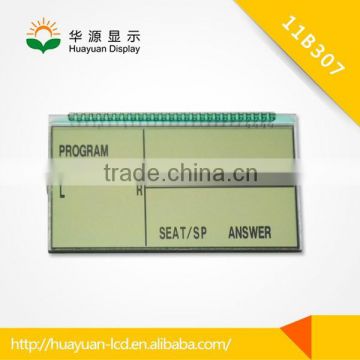 8 digit 7 segment lcd display ,gray TN