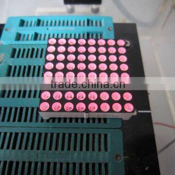 1.5" 8x8 Round Dot BLUE Color Dot Matrix LED Display photo-2