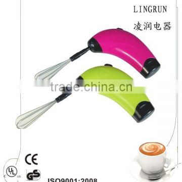 handheld electric milk frother battery operate milk shake mixer machine milk powder mixer