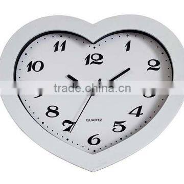 heart shape wall clock for wedding wall clock with HEART design