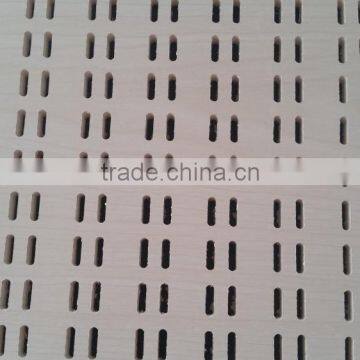 Perforated pvc gypsum ceiling tiles / punched hole pvc gypsum ceiling tiles / perforated plasterboard ceiling