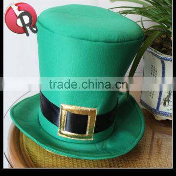 St. Patricks Day Green Top Hat Beard Ireland Shamrock Rugby Football Fancy Party photo-3