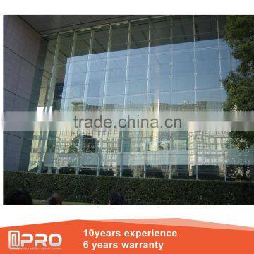 Elegant sound proof curtain wall cleaning system glass and aluminum and curtain wall glass curtain wall price