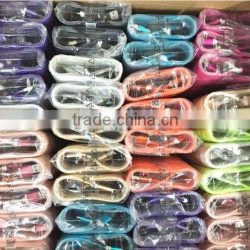 Metal Nylon Woven USB Cable With Blister for I6 Phone Cable OD 3.5mm photo-2