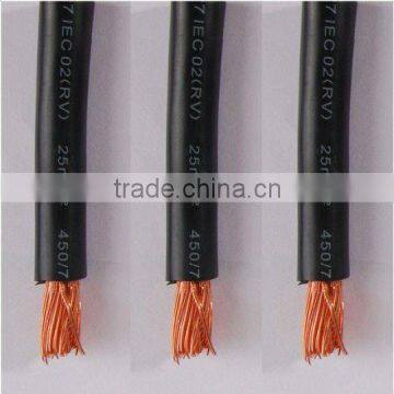 China RV extra flexible pvc cable 25mm2 450/750V