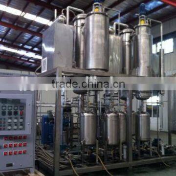 molecular distiller for cashew nut shell oil