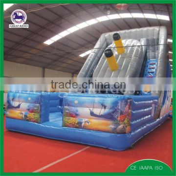 inflatable slide pirate ship slide kids slide for sale