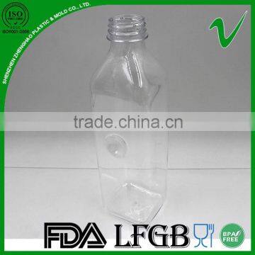 PET Transparent Empty Square 1 Litre Yogurt Plastic Bottle photo-4