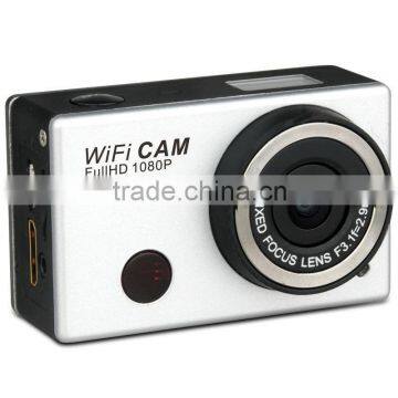 120 Degree wide angel wifi 1080p full hd sport dv h.264 camera