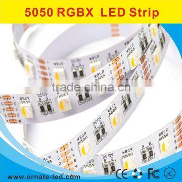 CE Rohs certificated CRI>80 5050 60led/m, 84led/m, 96led/m, 4IN1 rgbw led strip