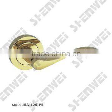 BA-106 PB brass handle on rose