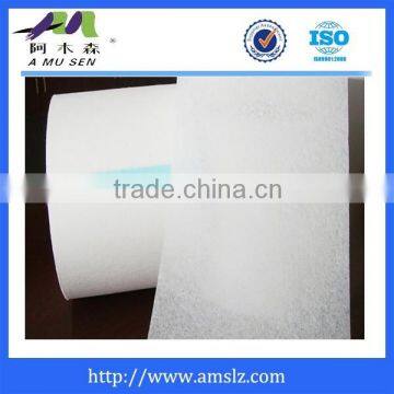 Non-heat seal tea bag filter paper using import abaca pulp material.